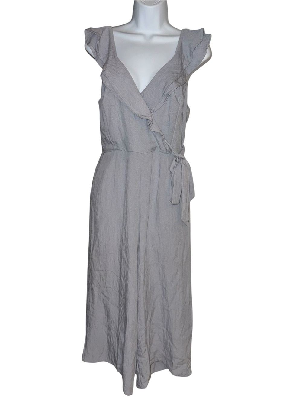 She + Sky Light Gray Jumpsuit- Women